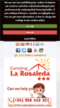 Mobile Screenshot of campinglarosaleda.com